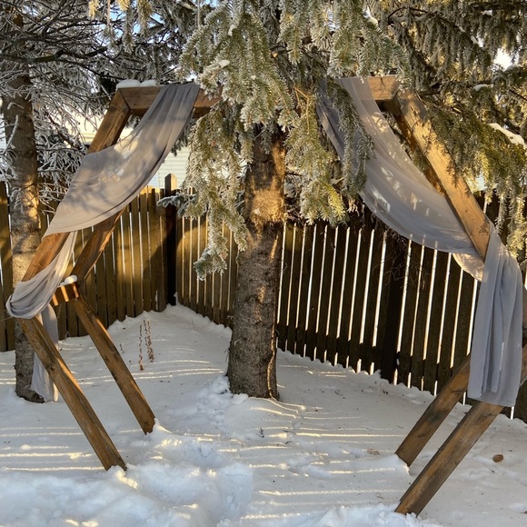 Grey Chiffon Table Runners 10 Total - Picture 2 of 7